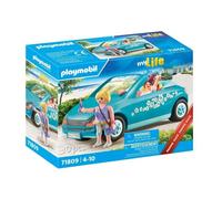 PLAYMOBIL 71809 Cabriolet et jeunes filles avec perche à selfie, My Life, 30 pièces, Dès 4 ans