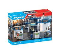 Playmobil 71873 Centre de commandement de la police, Les policiers, City Action, 253 pieces, Des 4 ans