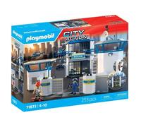 Playmobil 71873 Centre de commandement de la police, Les policiers, City Action, 253 pièces, Dès 4 ans