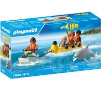 Playmobil | Vacation on The Beach | Tour en Bateau Banane | Jouet à partir de 4 Ans | Cadeau pour Enfants | Stimule la créativité | Plaisir de l'eau avec Figurines & Jet Ski | 71905