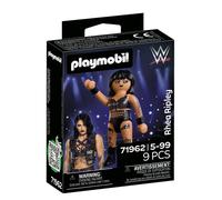 PLAYMOBIL 71962 WWE Rhea Ripley, Légende du catch à collectionner, 9 pièces, dès 5 ans