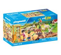 PLAYMOBIL 72007 Découverte des animaux à la ferme, My Life Le Zoo, 63 pièces, Dès 4 ans