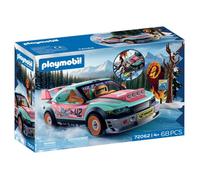 Playmobil – Voiture de Rallye – Modifiée avec barre de protection et aileron arrière – Dès 4 ans