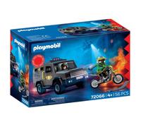 Playmobil 72066 Fourgon d'intervention des forces spéciales, City Action, Les policiers, Promo Pack, 56 pièces, dès 4 ans