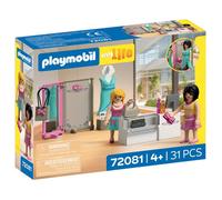 Playmobil MyLife Boutique de Mode, 2 Figurines avec Mannequin et comptoir de Vente, Stimule la créativité, Jouet pour Enfants à partir de 4 Ans, 72081