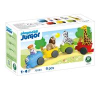 Playmobil 72084 - Train Des Animaux Junior Multicolore TU