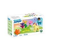Playmobil | Junior | Jardin de fées Licorne | Set de Jardin Magique avec fée, Licorne et Fleurs empilables | pour Les Enfants à partir de 1 an | 72087