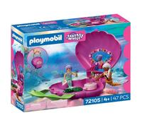 Playmobil Jouet Sac à main en coquillages Sirène – Portable avec 2 sirènes – 72105