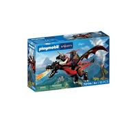 Playmobil 72114 Dragon Noir & Chevalier Adventure 18 pièces Multicolore