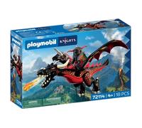 Playmobil Dragon Construction Game Rouge Enfants