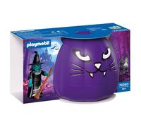 Playmobil | Halloween | Citrouille : Sorcière | Sorcière Magique avec Chat, Balai et Citrouille-boîte | pour Enfants à partir de 4 Ans | 72360
