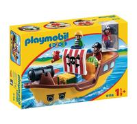 Playmobil Bateau de pirates 1.2.3 9118 G Taille unique