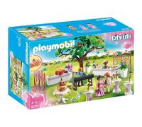 PLAYMOBIL 9228 - City Life - Le Mariage - Espace Cocktail - Contient 3 personnages et de nombreux accessoires