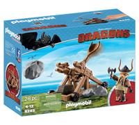 Playmobil 9245 Dragons - Gueulfor Avec Catapulte