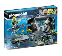PLAYMOBIL 9250 - Centre de Commandement du Dr. Drone - Top Agents - City Action - 1.1 Kg - 6 ans