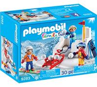 PLAYMOBIL - Family Fun - Enfants avec Boules de Neige - 30 pièces - A partir de 4 ans - Plastique