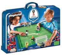 Playmobil 9298 - Stade Foot Transp Fifa Russie 2018