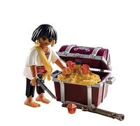 Playmobil Jouet 9358 Pirate avec coffre au trésor