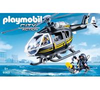 Playmobil 9363 - Hélicoptère et policiers d'élite