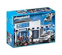 Playmobil - Poste de police 9372 - City Action - Avec véhicules