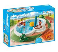 PLAYMOBIL 9422 - Family Fun - Piscine avec douche - Mixte - A partir de 4 ans - Nouveauté 2019