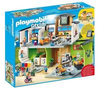 PLAYMOBIL 9453 - Ecole aménagée - City Life - Mixte - A partir de 5 ans
