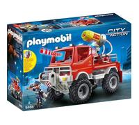 PLAYMOBIL 9466 - City Action - 4x4 de pompier avec lance-eau