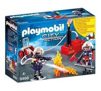 PLAYMOBIL - 9468 - City Action - Pompiers avec matériel d'incendie