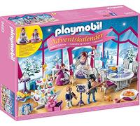 Playmobil 9485 Calendrier de l'Avent 'Bal de Noël au Salon de Cristal' -avec 4 Personnages, 4 Animaux et des Accessoires - 24 Surprises pour Une Mise en scène complète Jusqu’à Noël - Dès 4 Ans