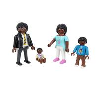 Playmobil 9881 la Famille Afro - Emballage Plastique, Pas de boîte