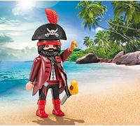 Playmobil - 9883 - Pirates - Capitaine des Pirates - sous Emballage Plastique, Pas de boîte en Carton Bleu