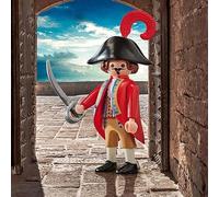 Playmobil - 9885 - Pirates - Chef des Soldats - sous Emballage Plastique, Pas de boîte en Carton Bleu