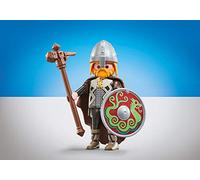 Playmobil - 9892 - History - Chef des Vikings - sous Emballage Plastique, Pas de boîte en Carton Bleu