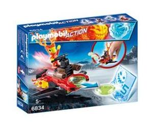 Playmobil Action 6834 Robot de feu avec lance-disques G