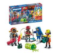 Playmobil – Jeu de construction My Figures Fire Brigade – Multicolore – Enfants