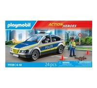 PLAYMOBIL | Action Heroes | Voiture de Patrouille de Police | Voiture de Police | Voiture Jouet | Jouet pour Enfants à partir de 4 Ans | 71729