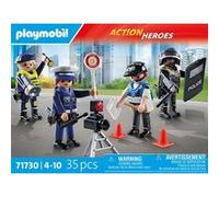 Playmobil Action Heroes 71730 Set métiers de la police 4 policiers E