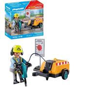 Playmobil Action Heroes 71752 Ouvrier Avec Marteau Pneumatique