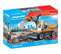Playmobil | Action Heroes | Grande excavadora | Jouet pour Enfants | Set d'excavatrice | Jouet pour Enfants à partir de 4 Ans | 71749