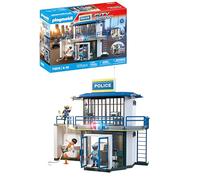 Playmobil 71874 Poste de police avec salle de recherches, Les policiers, City Action, 129 pièces, dès 4 ans