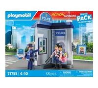 Playmobil | Action Heroes | Salle d'enquête de la Police | Jouet de Police | Jouet pour Enfants à partir de 4 Ans | 71733
