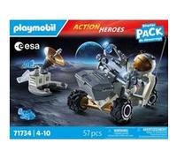 PLAYMOBIL 71734 Mission spatiale, Action Heroes, L'espace, Starter Pack, 57 pièces, Dès 4 ans