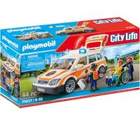 PLAYMOBIL Ambulance avec secouristes et blessé 71037 / Samu ENFANT jouet NEUF