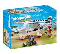 PLAYMOBIL - Avion avec Explorateurs - Wild Life - Dès 4 ans