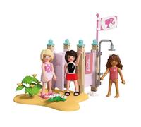 Playmobil Jouet Barbie Mode Plage – Vestiaire & Douche avec Barbie, Teresa & Renee – Dès 4 ans