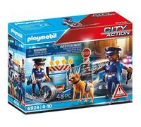 Playmobil - Barrage de Police - 6924 A92 - Contrôle de vitesse - Accessoires inclus