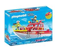 Playmobil - Bateau de Sauvetage et Pompiers - 70147