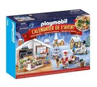 Calendrier de l'Avent PLAYMOBIL - Pâtisserie de Noël - 4 personnages et accessoires