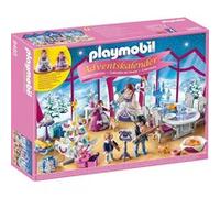 Playmobil Calendrier de l'Avent 9485 Bal de Noël au Salon de Cristal 24 surprises avec 4 personnages