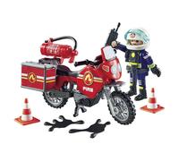 Playmobil Camion De Pompiers Sur Le Lieu De L´accident Jeu De Construction